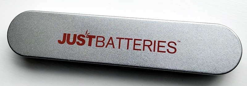 justCBD vape kit review battery tin