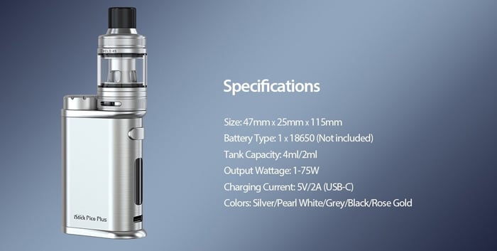 pico plus specs