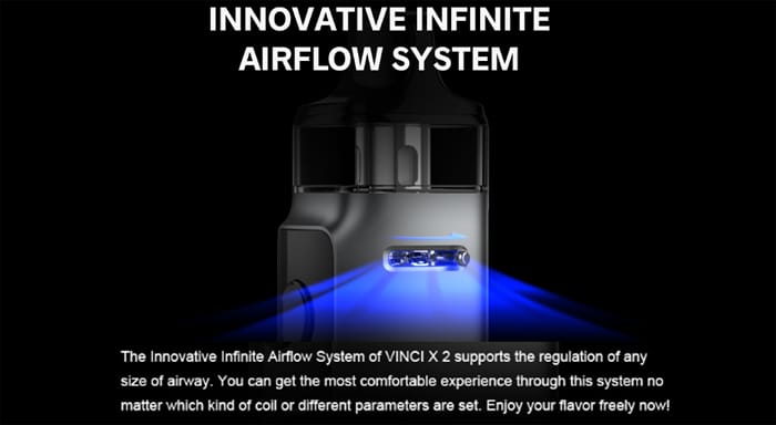 vinci x 2 airflow