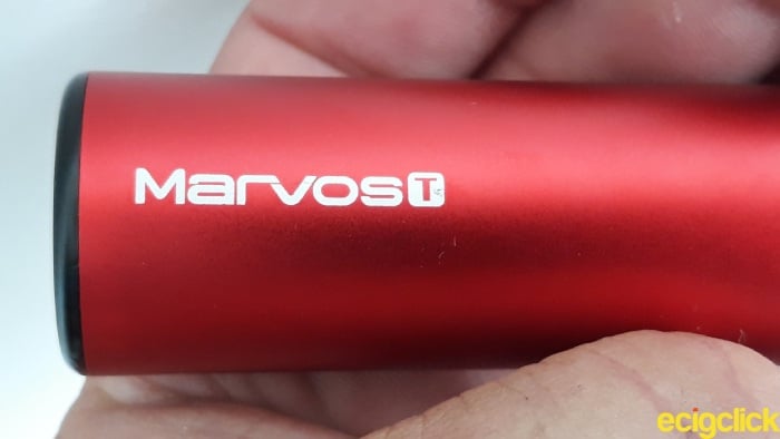 Freemax Marvos T Pod kit logo on side of battery