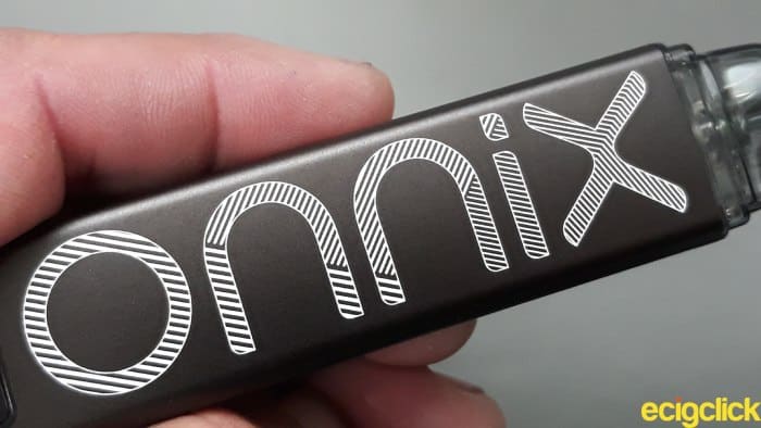 Onnix Logo on side of the battery