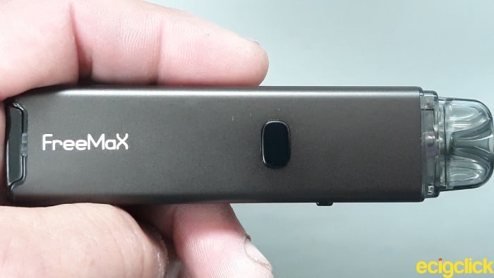 Freemax Onnix branding and the fire button