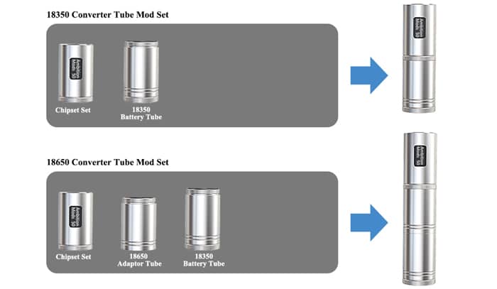 converter mod tube setup