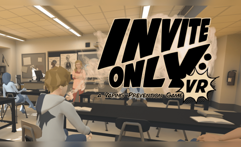Invite Only VR Un jeu de prévention du vapotage
