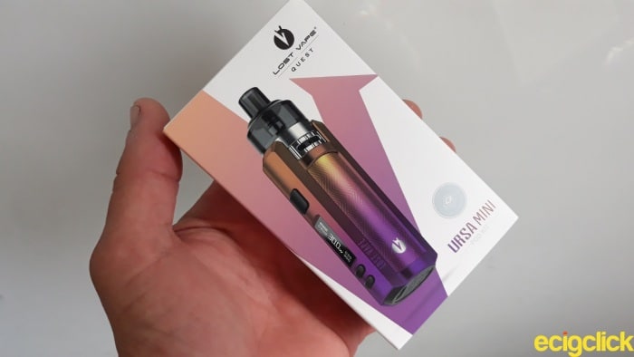 Lost Vape Ursa Mini Pod Kit boxed