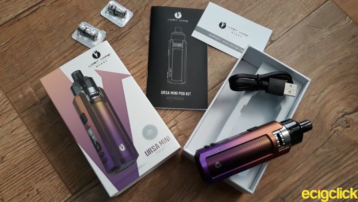 Lost Vape Ursa Mini Pod Kit unboxing