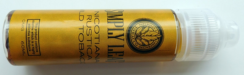 Simply Leaf E-liquid - Nicotiana Rustica