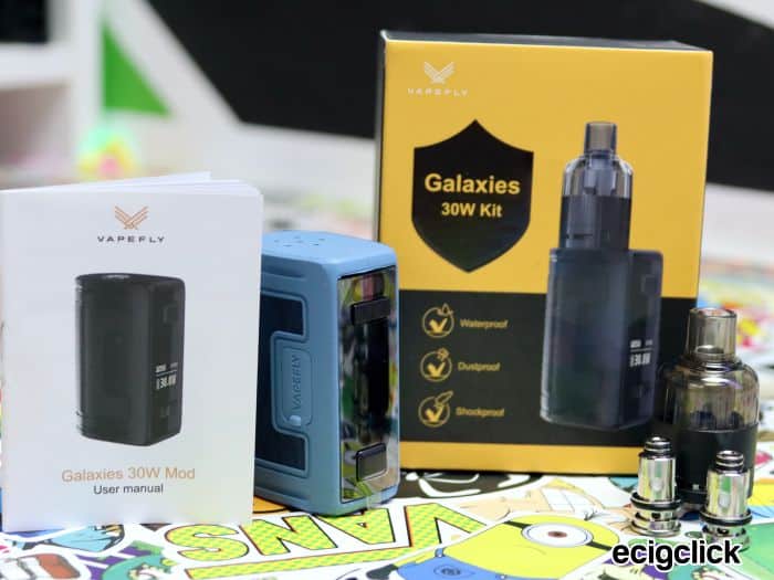 Vapefly Galaxies Kit contents