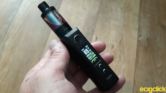 with Aspire Cleito tank