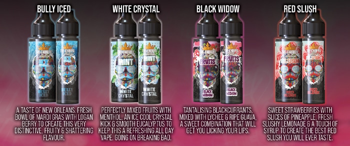 Choppa Collection E-liquid flavours 1