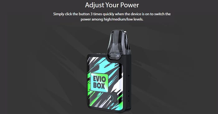 evio box power levels