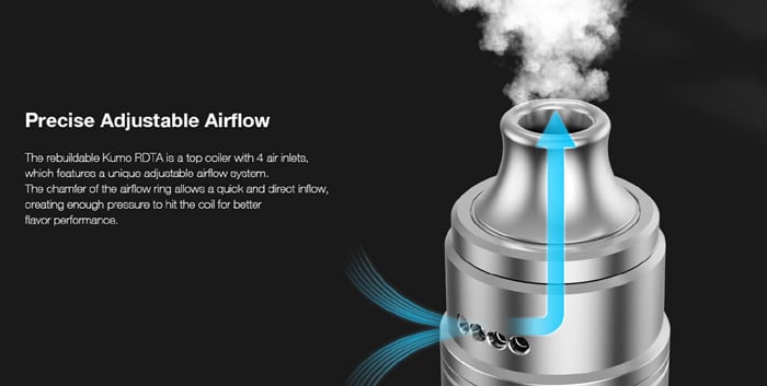 kumo rdta adjust airflow 