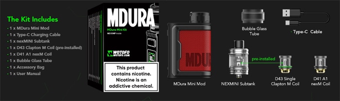 mdura mini contents
