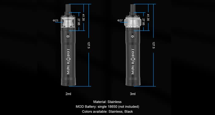 mini robot specs