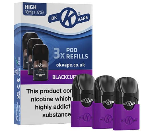 ok vape pod kit blackcurrant-pod-refills