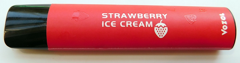 vozol bar s strawberry ice cream