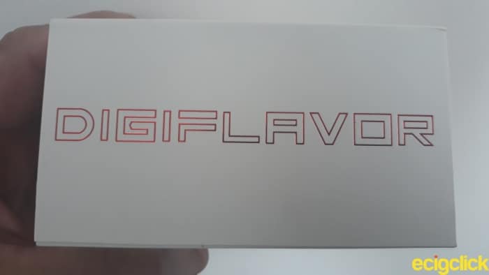 Digiflavor Siren V4 RTA logo on side of packaging