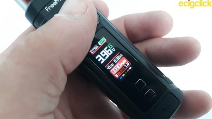 Freemax Marvos 60W Kit in bypass mode