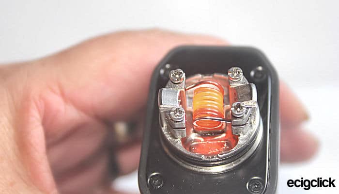 Wotofo Srpnt RDA coil heating