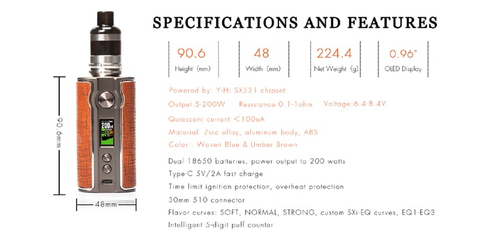 ipv v200 specs