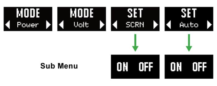 istick mini 2 menus