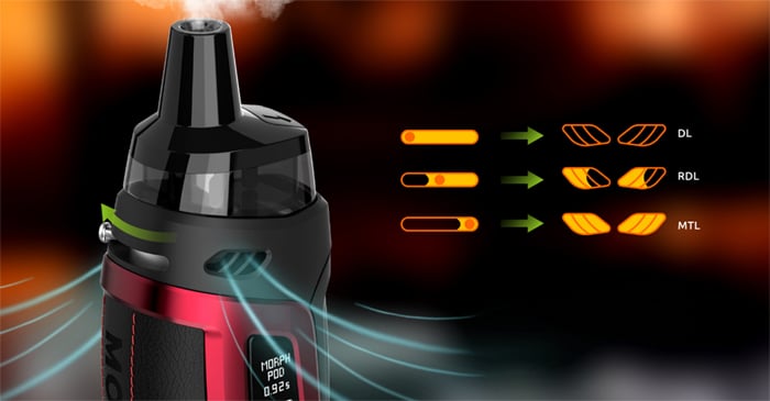 morph pod 80 airflow