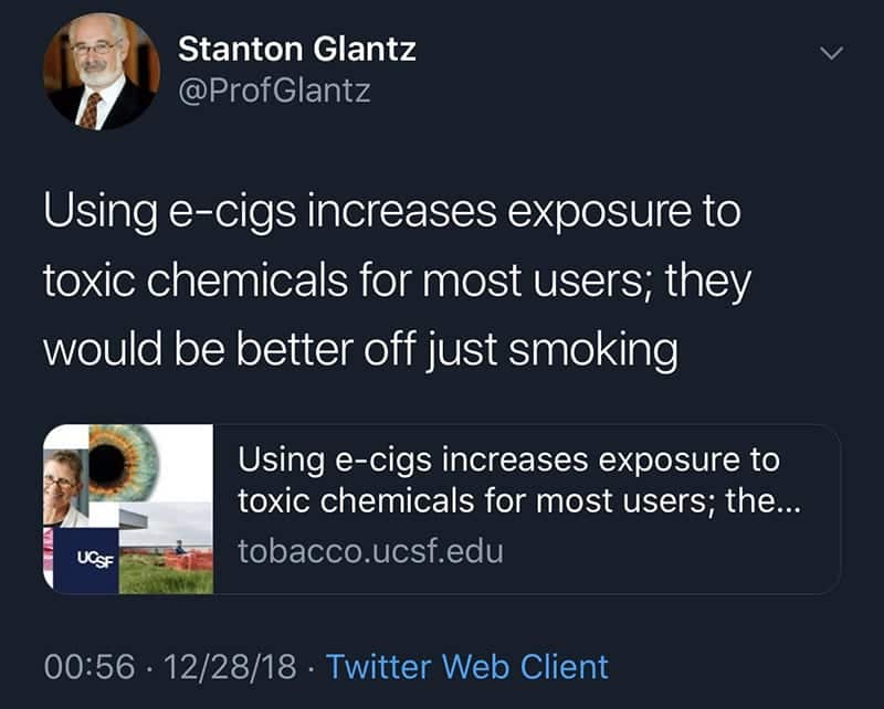 glantz heart vaping study