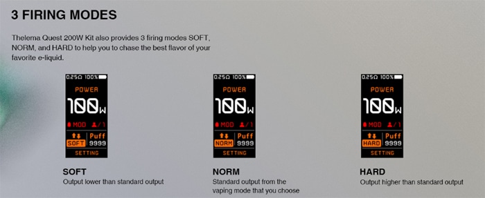 thelema quest flavour modes