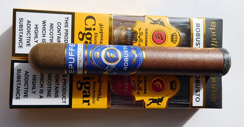 Epuffer Robusto Disposable E-Cigars Review