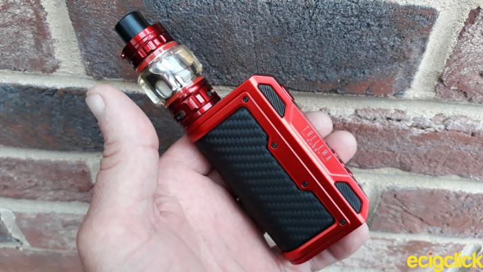 Lost Vape Thelema Quest 200W mod hand check pic