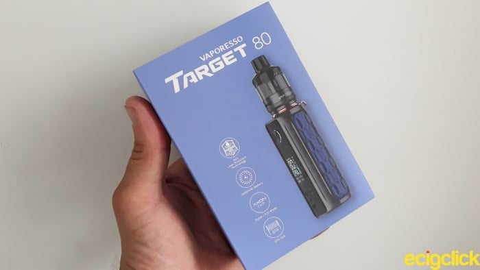 Vaporesso Target 80 Kit boxed