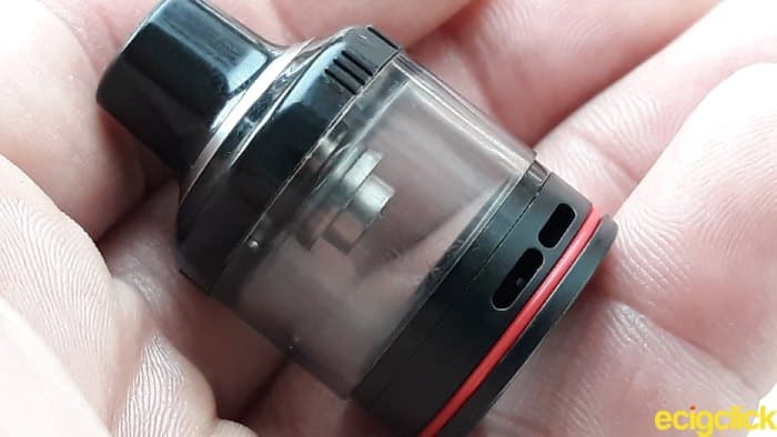 Vaporesso Target 80 fixed airflow slots on GTX pod 26