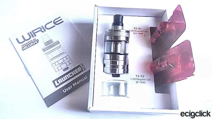 Wirice Hellvape Launcher Mini presentation of kit