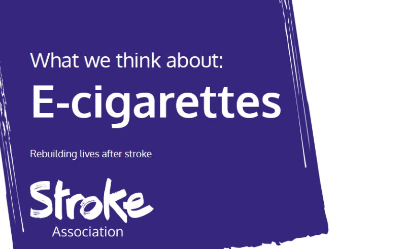 stroke assocation supports vaping