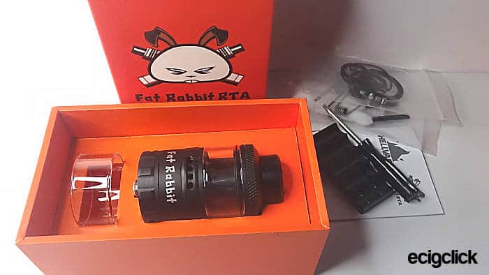 Hellvape Fat Rabbit RTA display