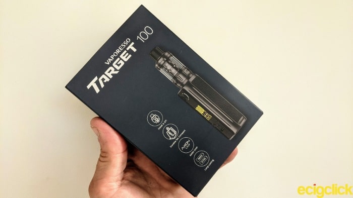 Vaporesso Target 100 kit boxed image