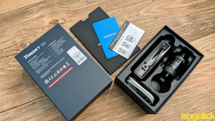 Vaporesso Target 100 Kit unboxed image