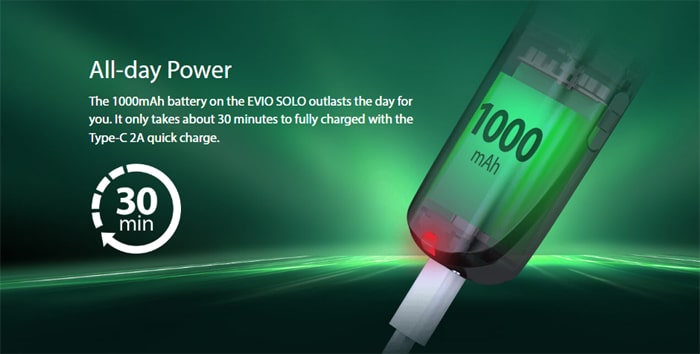 evio solo battery