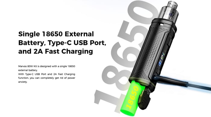 marvos 80w battery