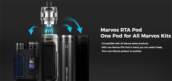 marvos rta pod compatibility