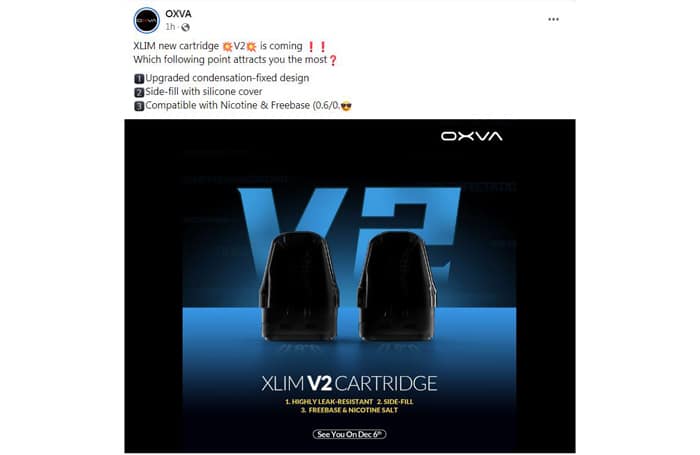 oxva xlim v2 fb post