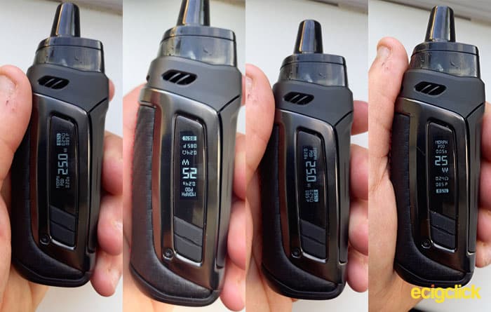 Smok Morph 80 pod screen roatation