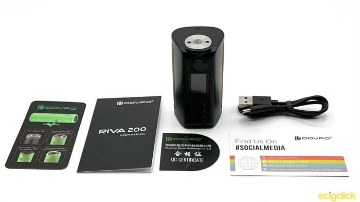 Dovpo RIVA 200 Box Contents