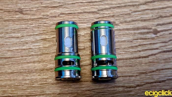 Eleaf iSolo S kit GX coils side by side
