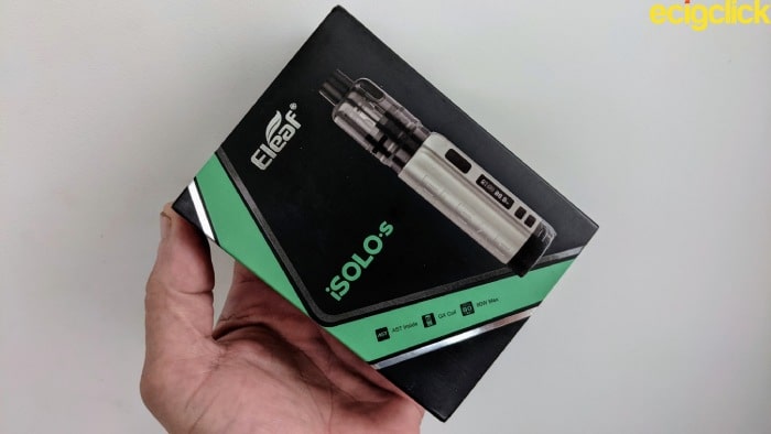 Eleaf iSolo S kit boxed image