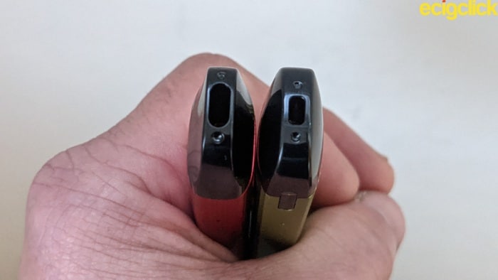 Uwell Caliburn G2 pod kit mouthpiece comparison