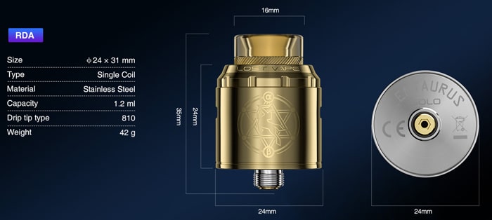 centaurus solo rda specs