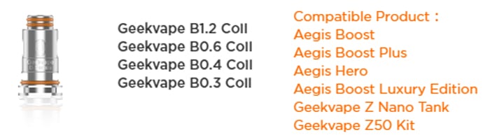 geekvape b series coils