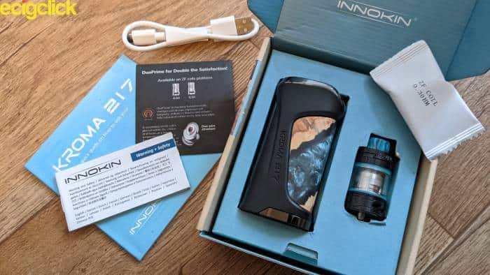 Innokin Kroma 217 Z Force kit unboxed