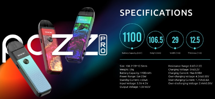 pozz pro specs